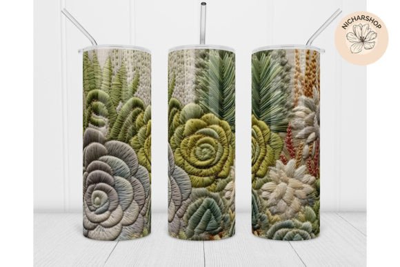 20oz 3D Succulent Tumbler Design Review