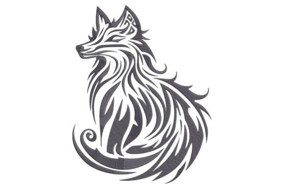 Elegant Fox Tribal Tail: An Embroidery Review