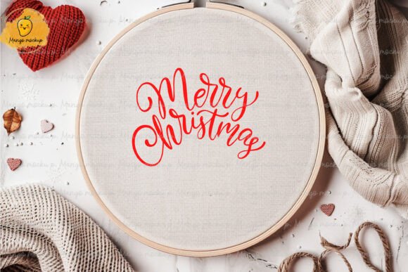 Embroidery Display Frame: Holiday Mockup Review