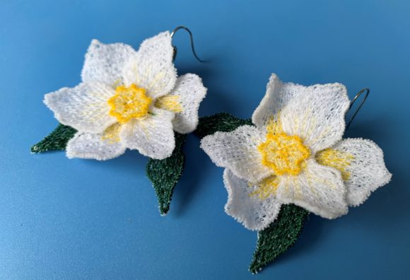 FSL Daffodil Earrings: A Craft Fair Review