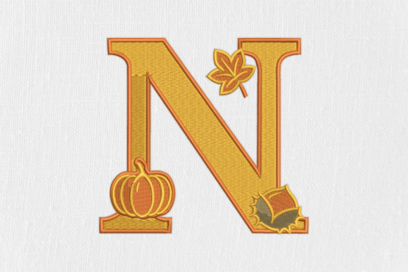 Letter N Autumn Monogram: A Designer’s Review