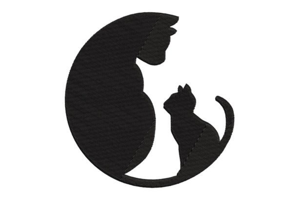 Mother Cat and Kitten: A Craft Fair Embroidery Review