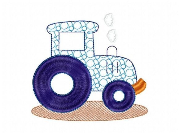 Tractor Smoke: A Craft Fair Embroidery Review