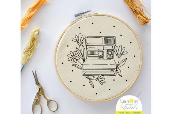 Vintage Camera Polaroid, Flowers: Holiday Hand Stitch Review